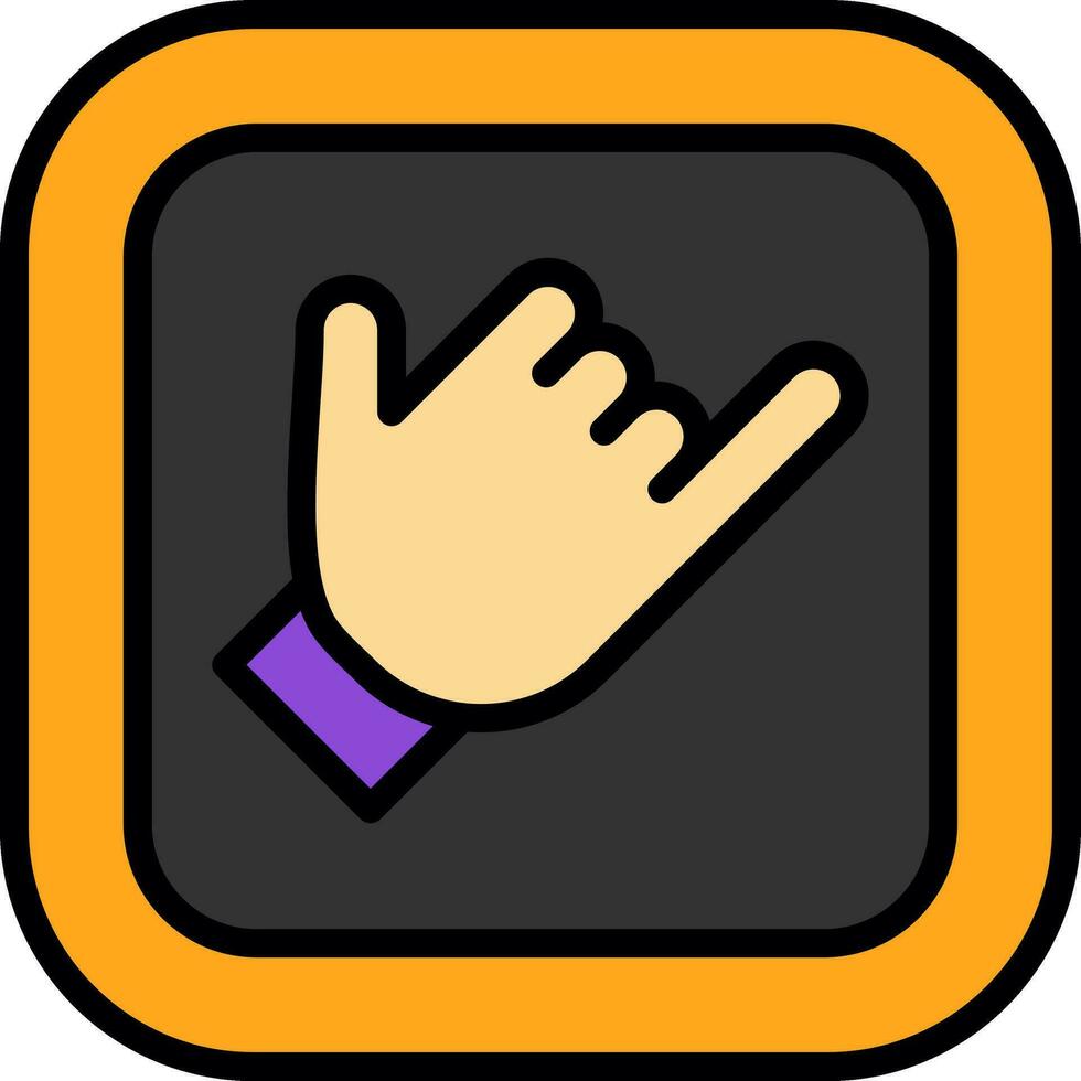 Little Finger Vector Icon Design