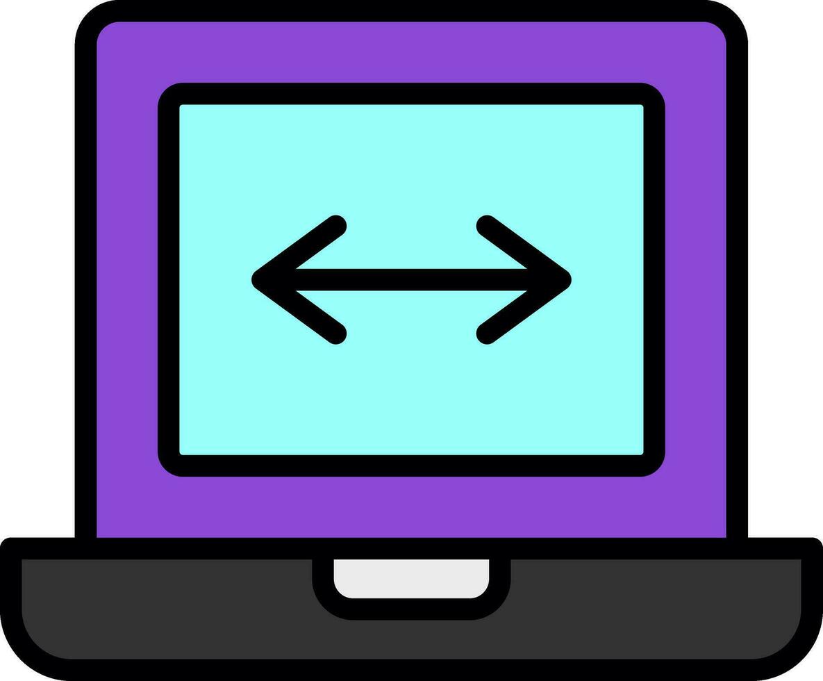 Laptop Vector Icon Design