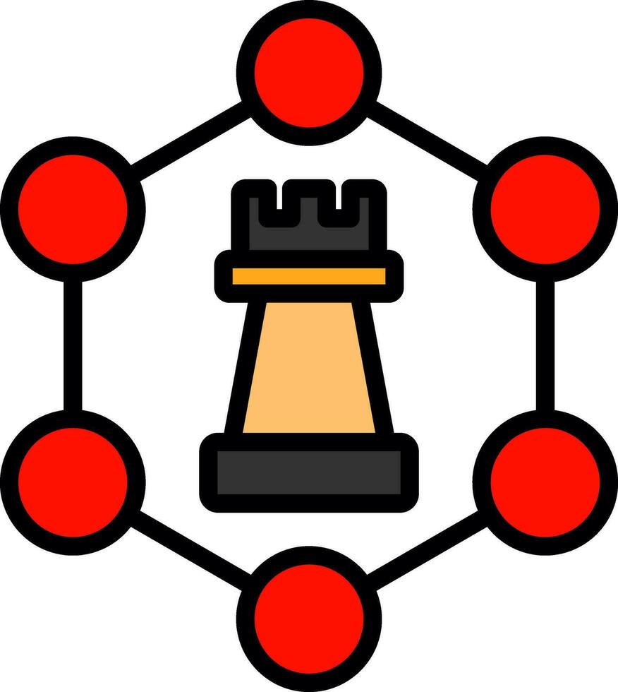 Business Strategy Vector Icon Design
