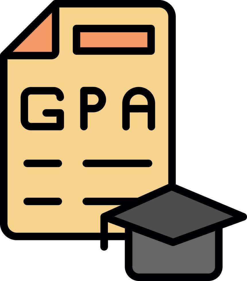 Gpa Vector Icon Design