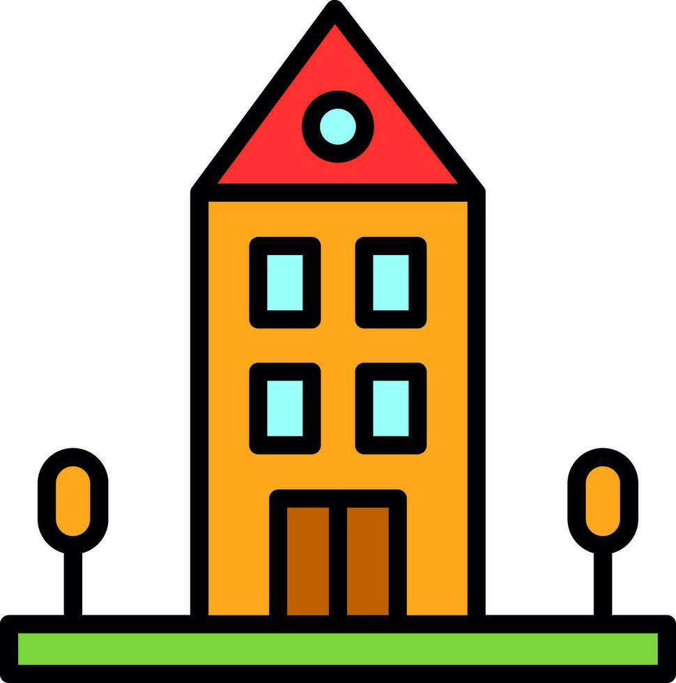 University Vector Icon Design