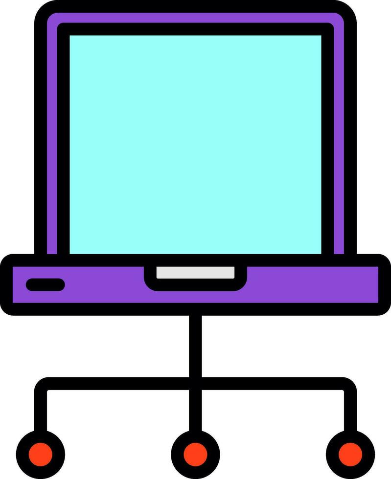 Laptop Vector Icon Design