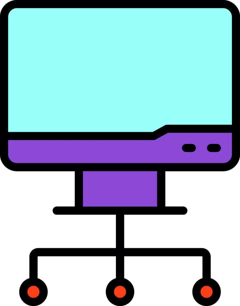 diseño de icono de vector de computadora