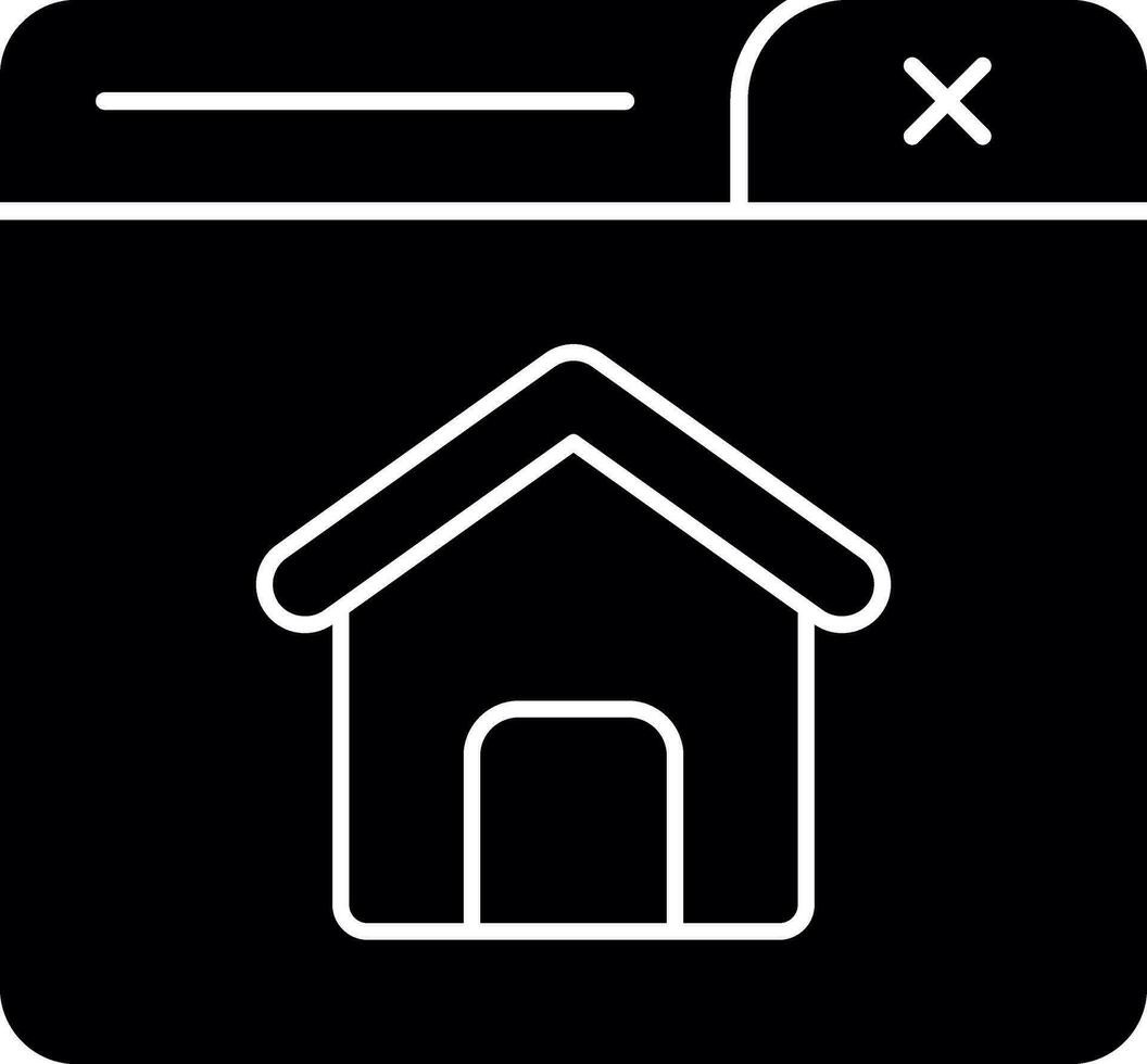 Home Page Vector Icon Design