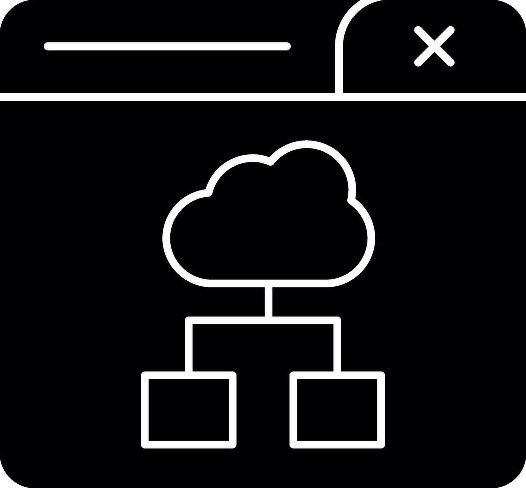 Cloud Computing Vector Icon Design