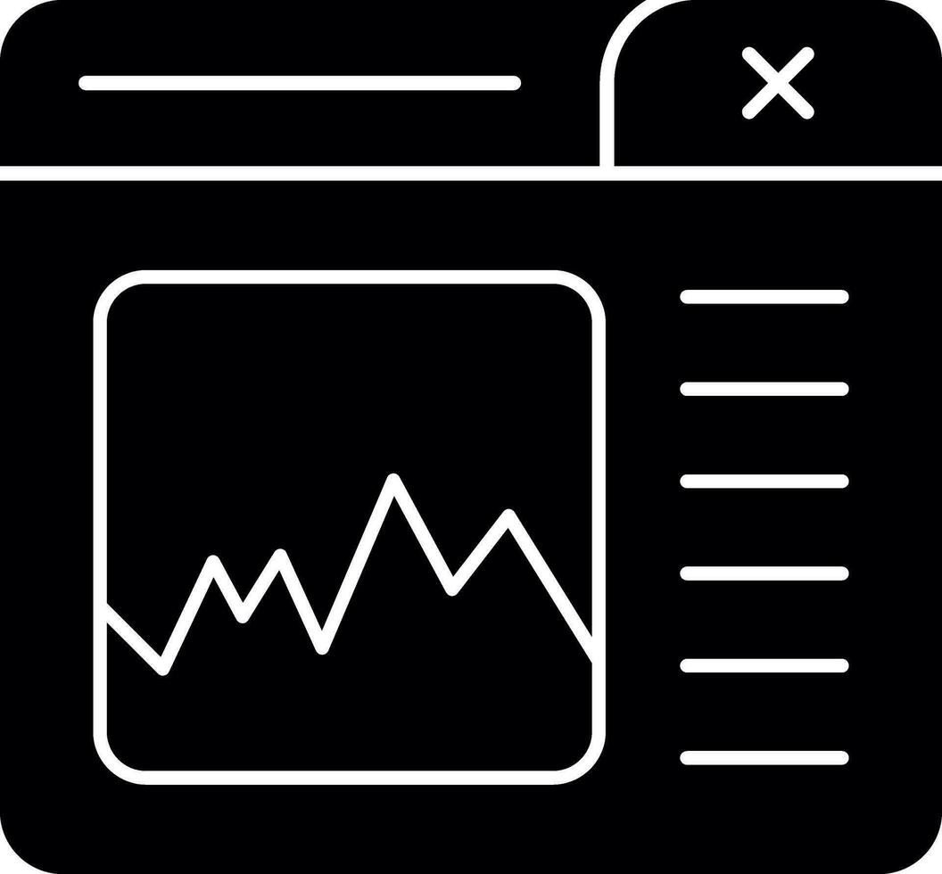 Graph Vector Icon Design