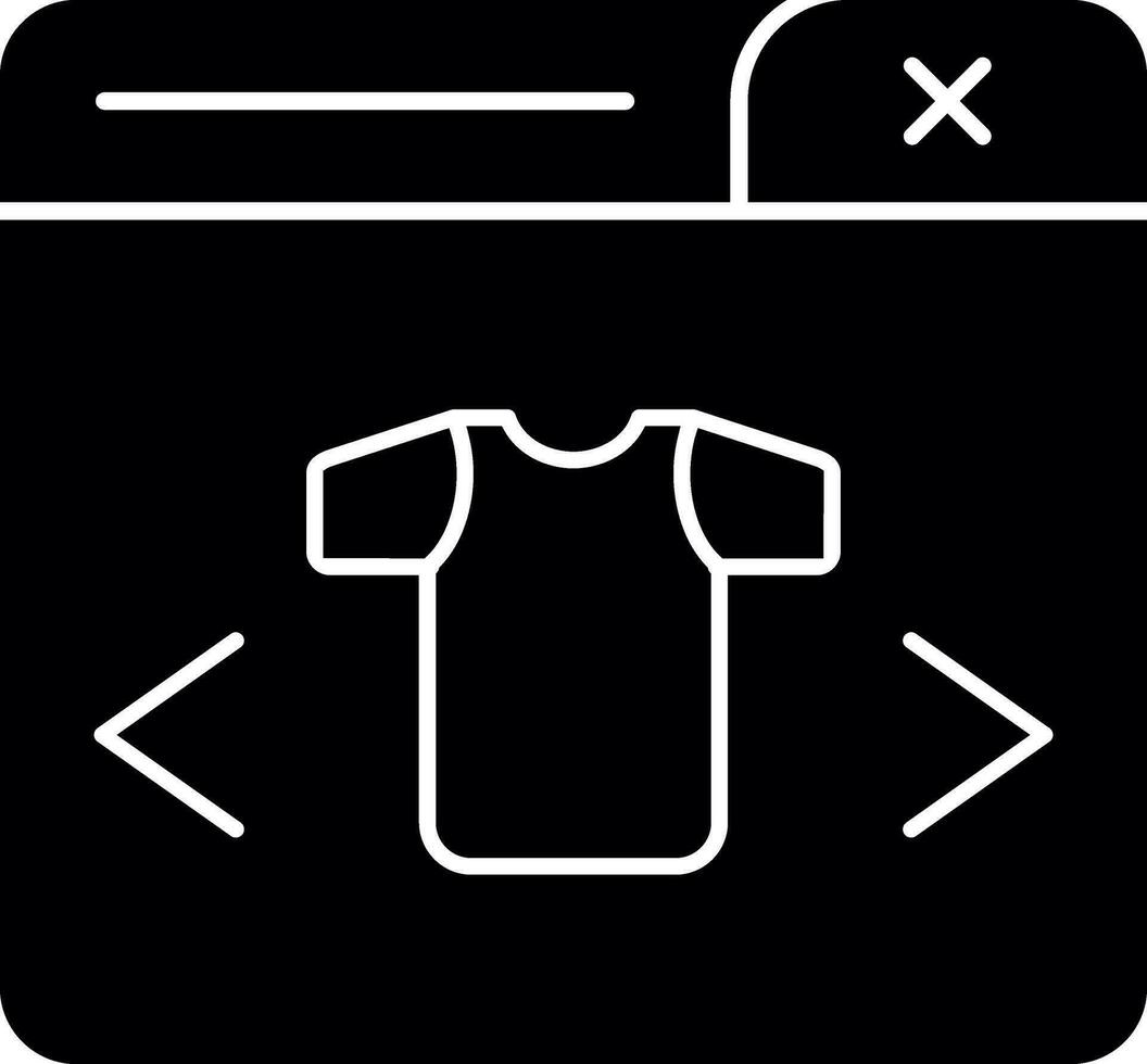 Clothing Store Vector Icon Design