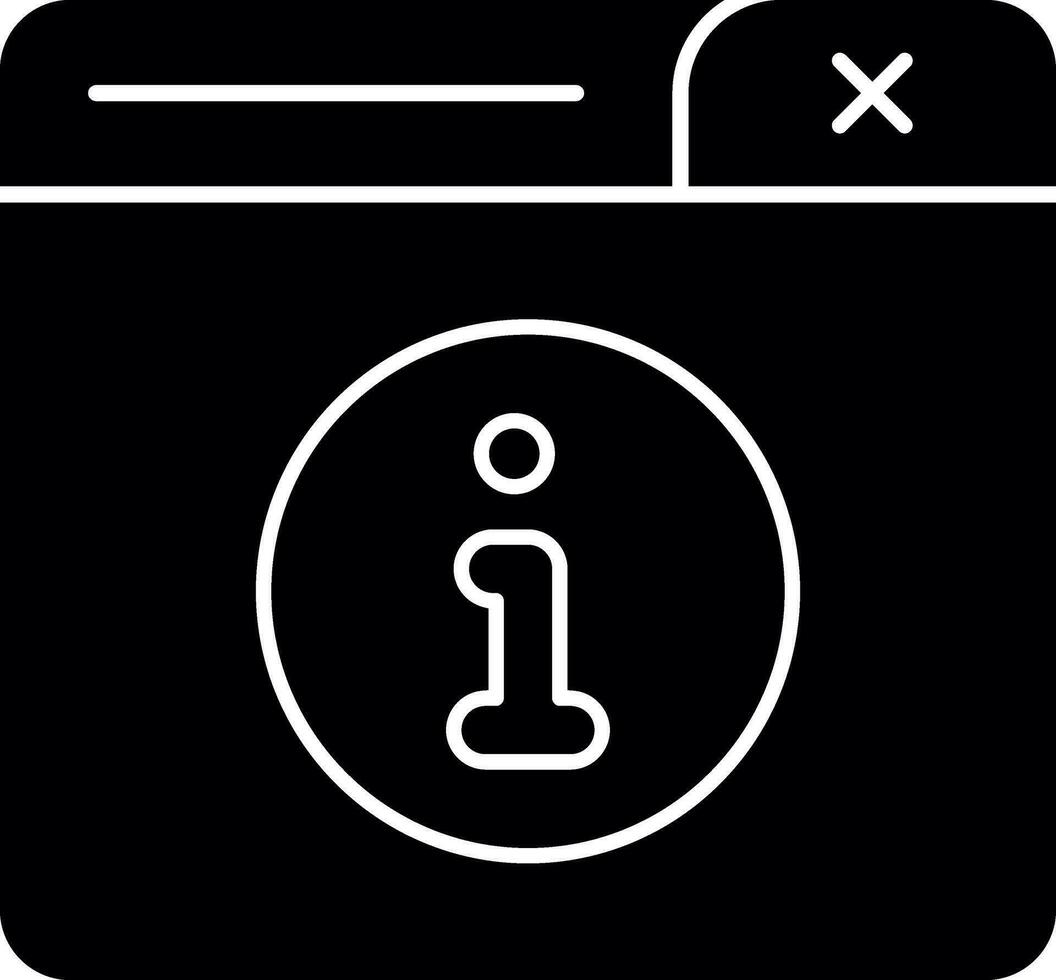 Information Symbol Vector Icon Design