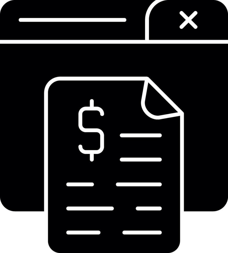 Receipt Vector Icon Design