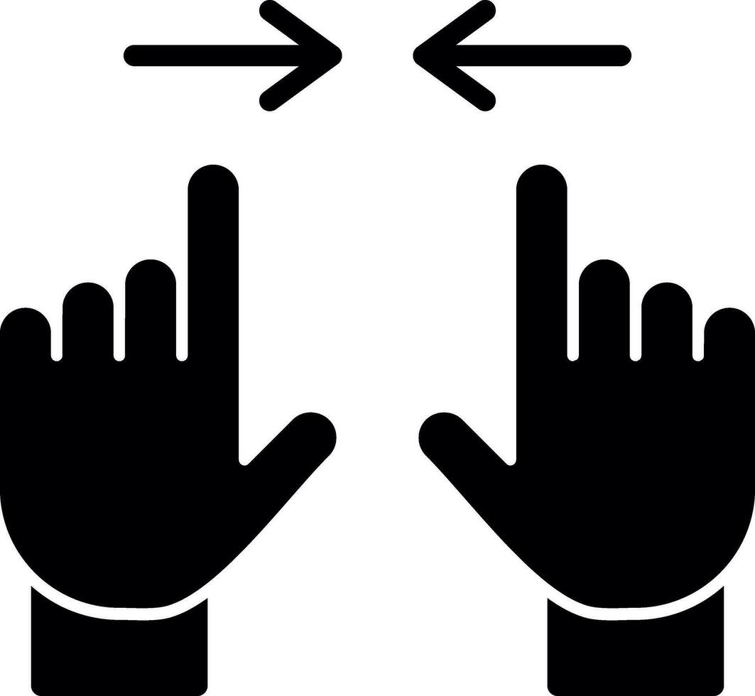Zoom In Vector Icon Design