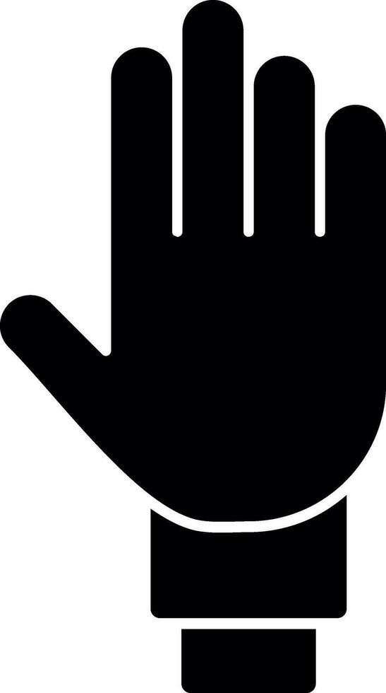 Four Fingers Vector Icon Design