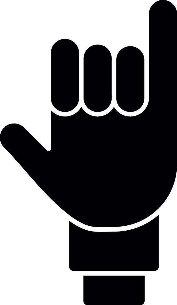 Little Finger Vector Icon Design