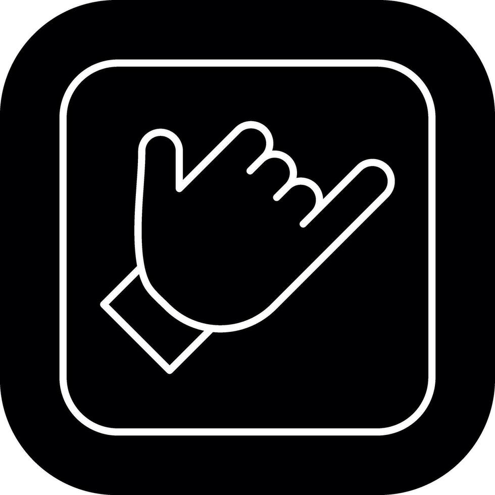 Little Finger Vector Icon Design