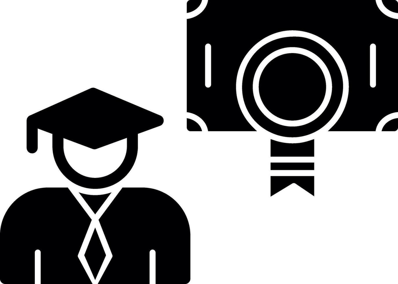 Postgraduate Vector Icon Design