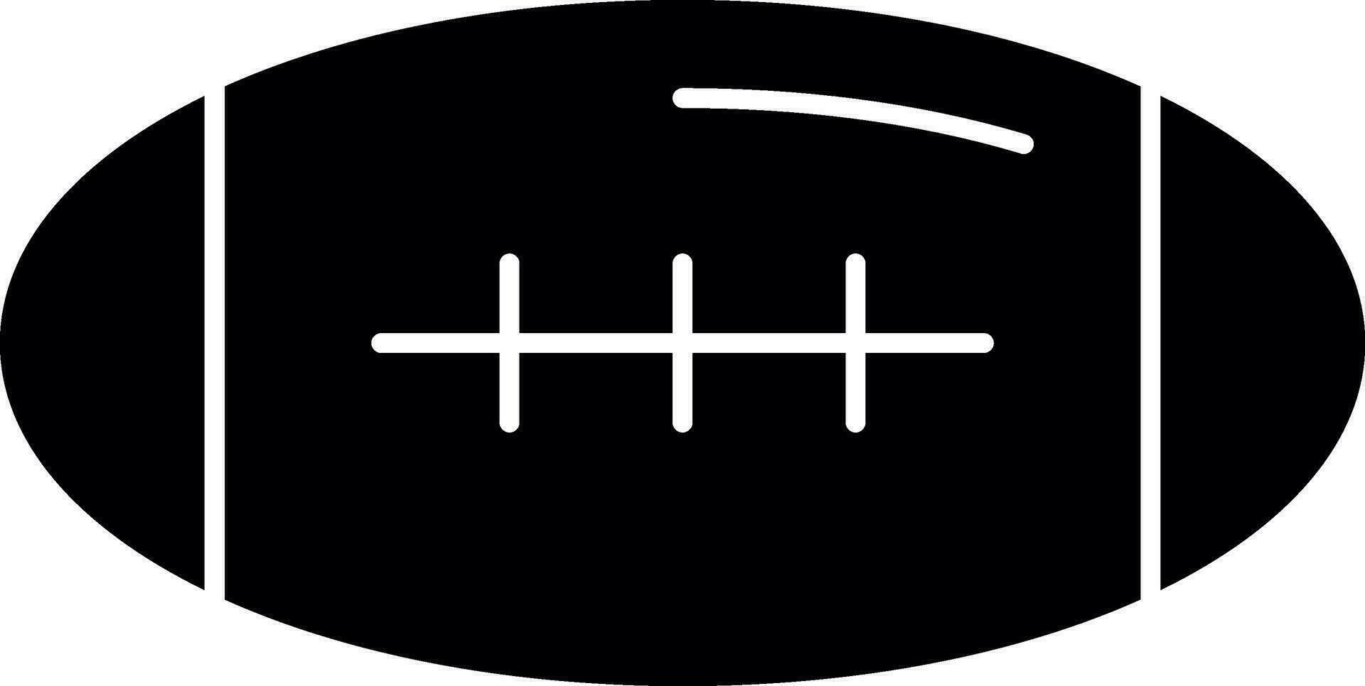 Rugby Vector Icon Design