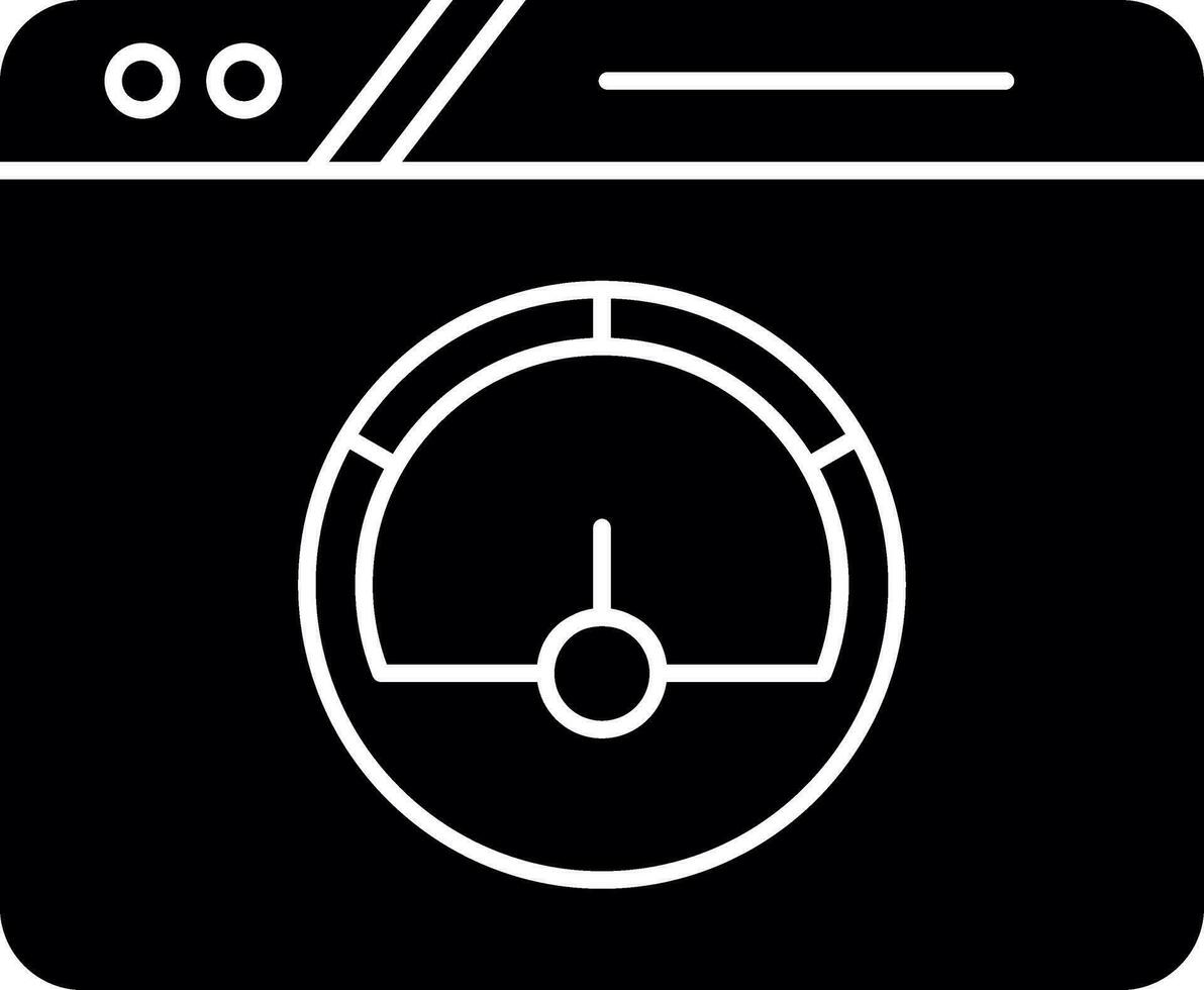Speed Test Vector Icon Design