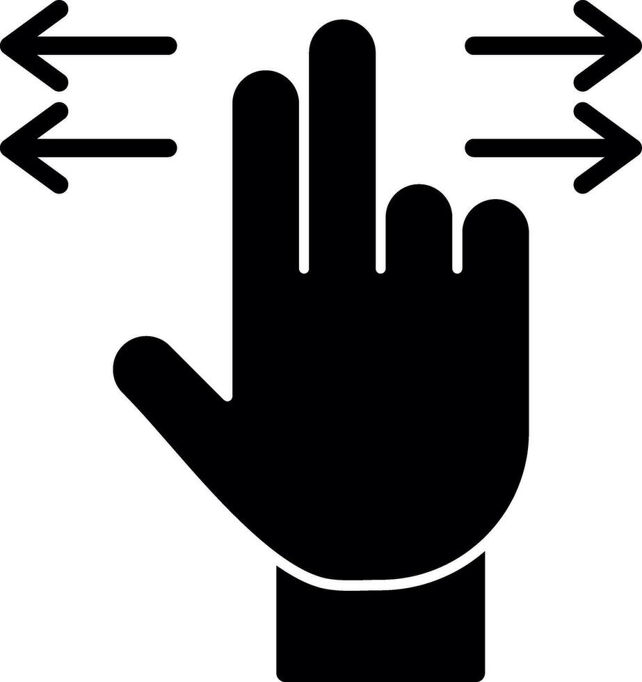 Swipe Vector Icon Design