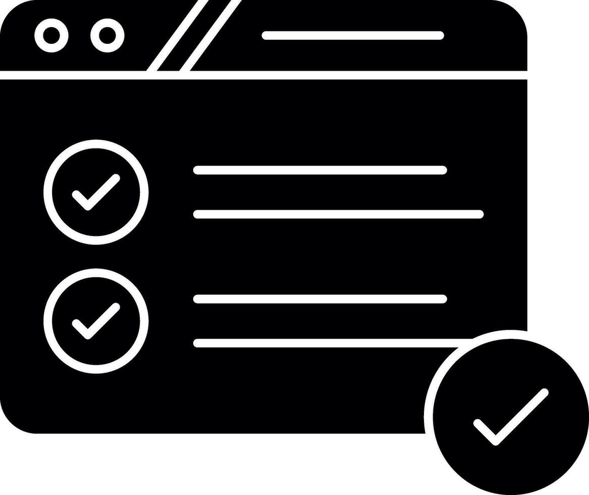 Checklist Vector Icon Design