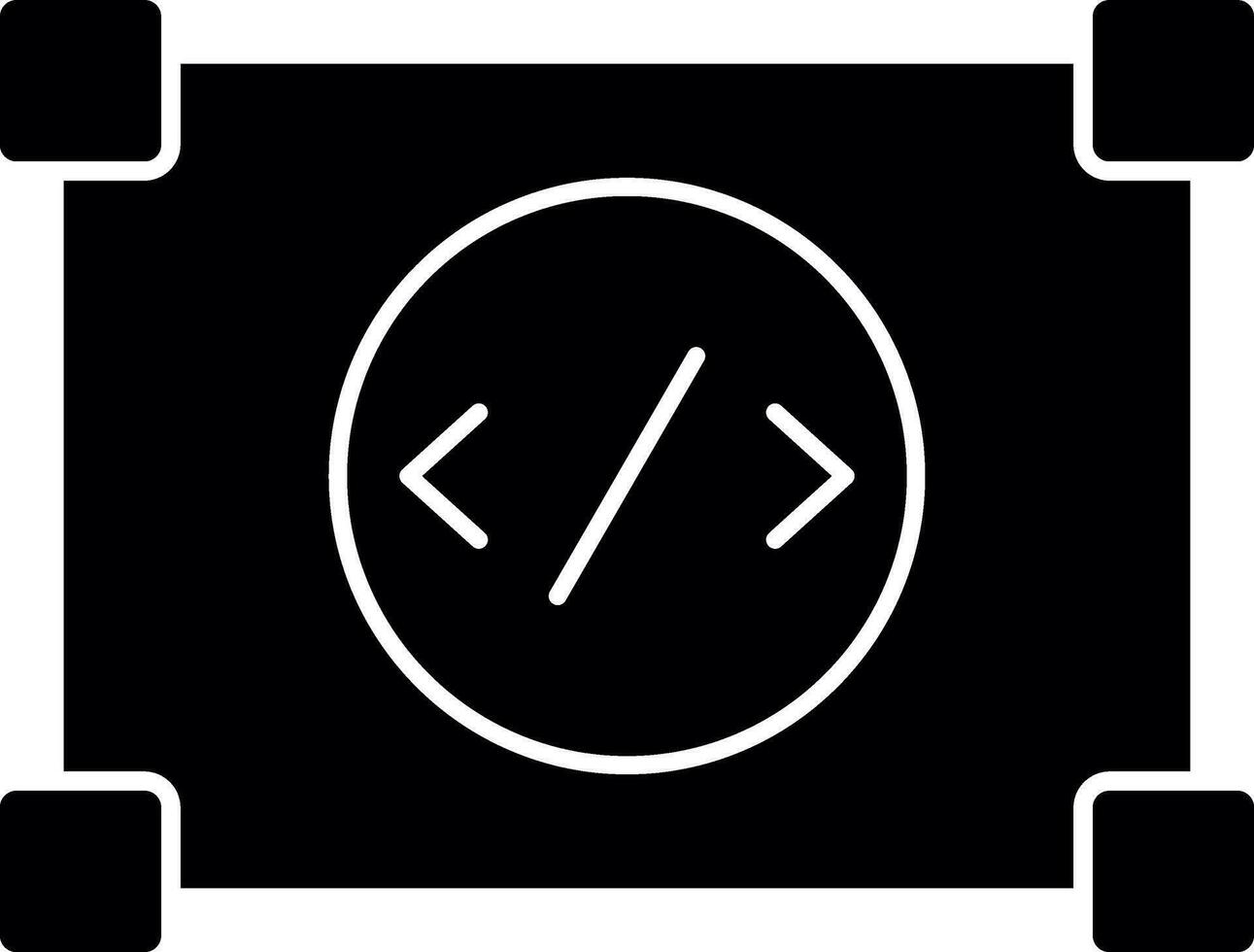 Coding Vector Icon Design