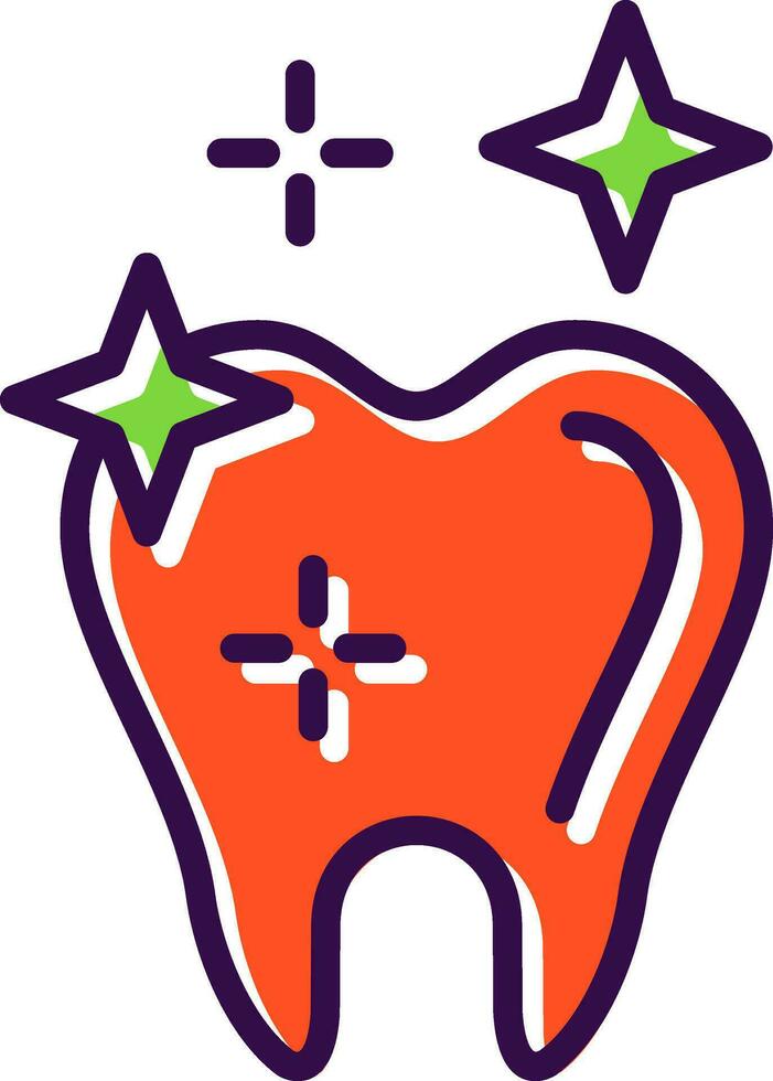 Healthy Tooth Vector Icon Design