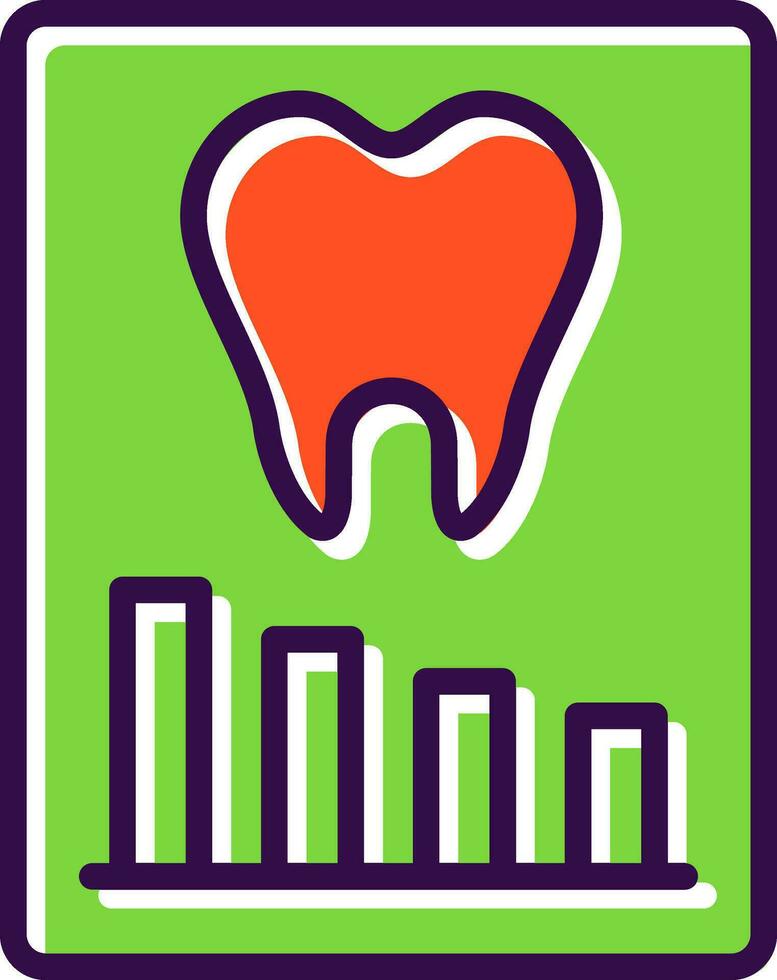 Dental Record Vector Icon Design