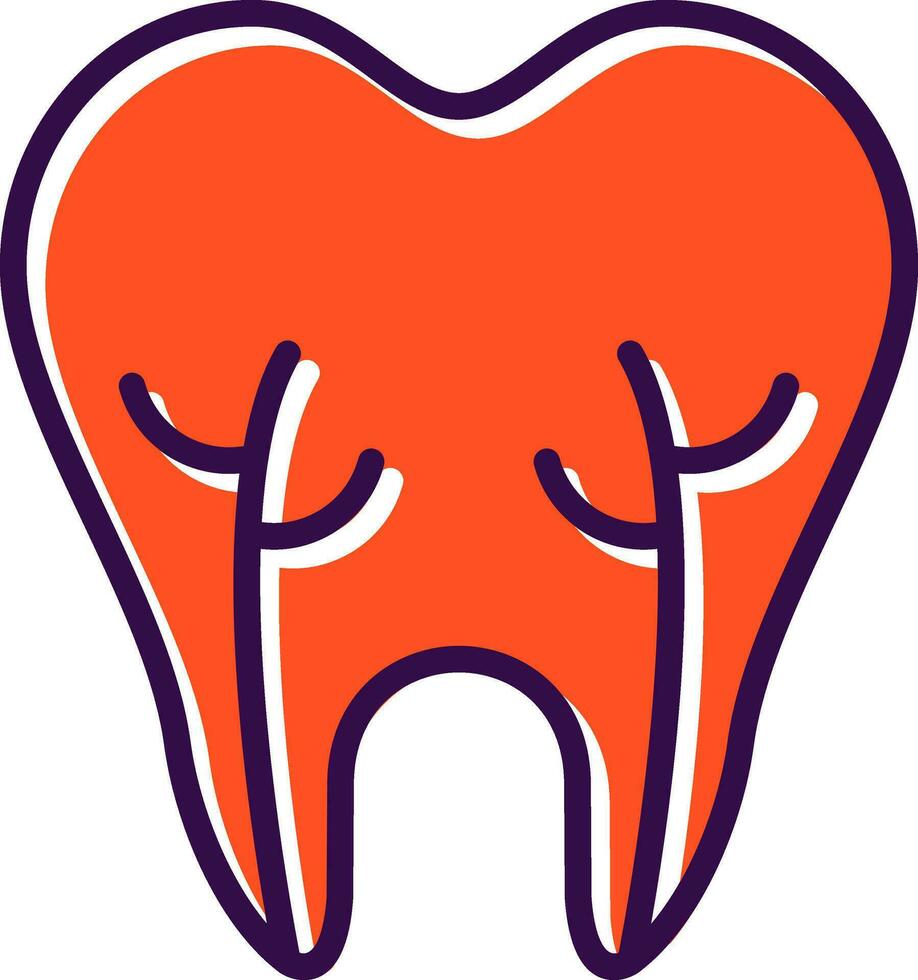 Root Canal Vector Icon Design