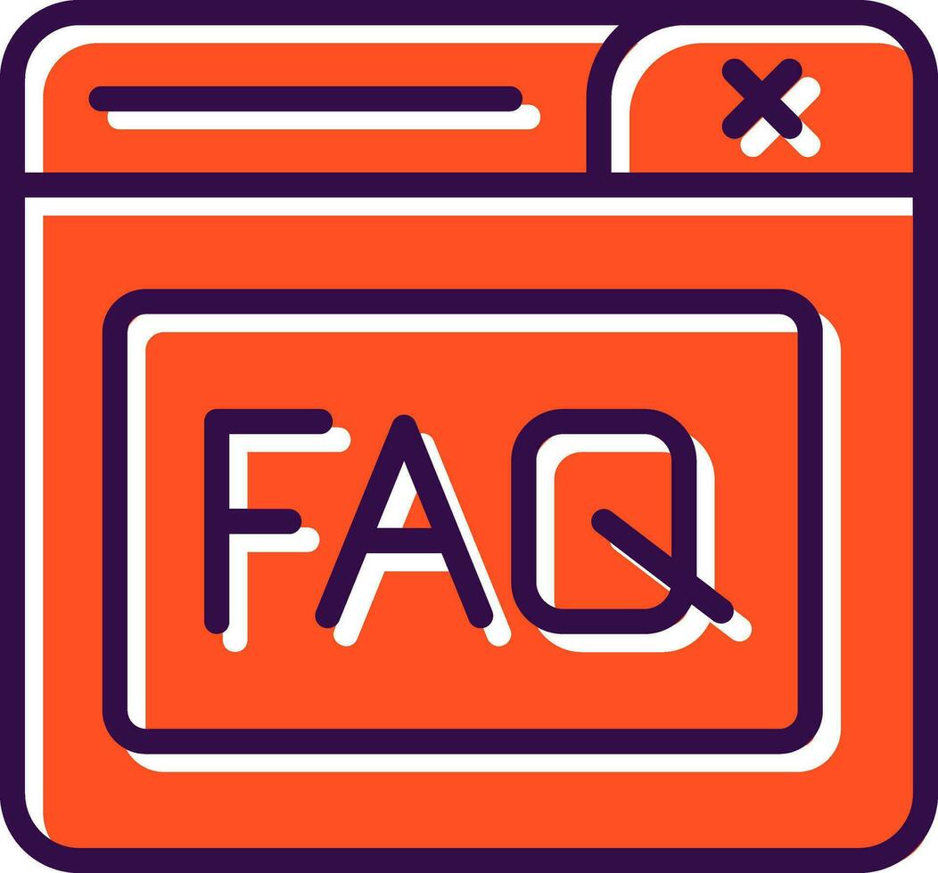 Faq Vector Icon Design