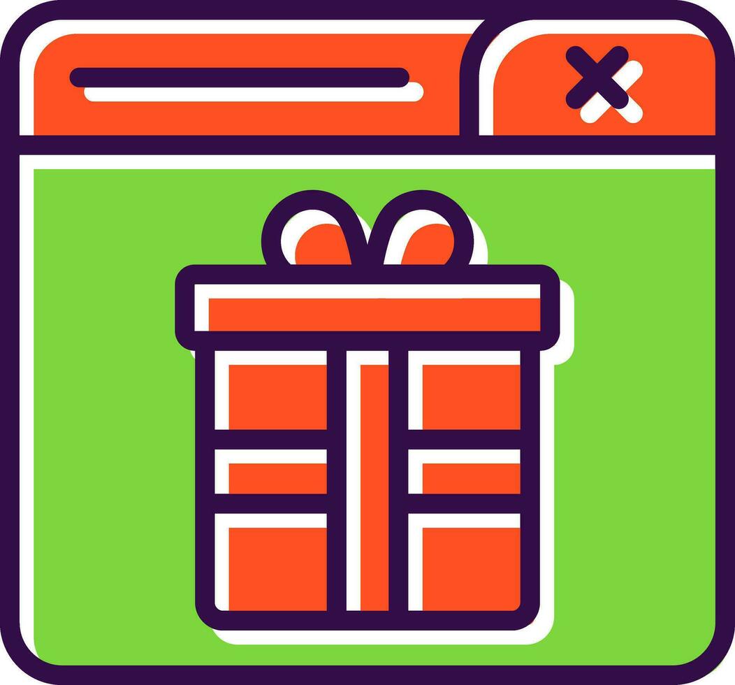 diseño de icono de vector de regalo