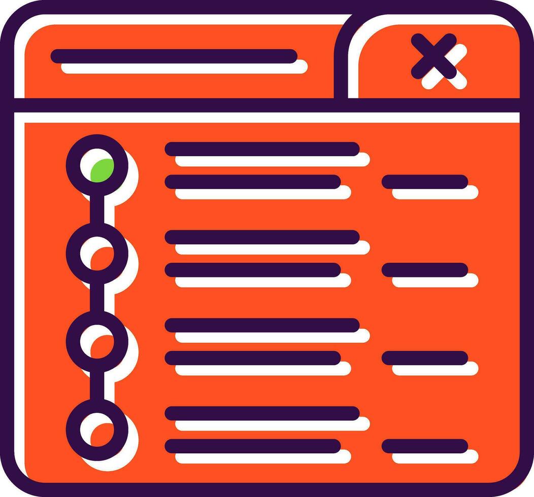 Timeline Vector Icon Design