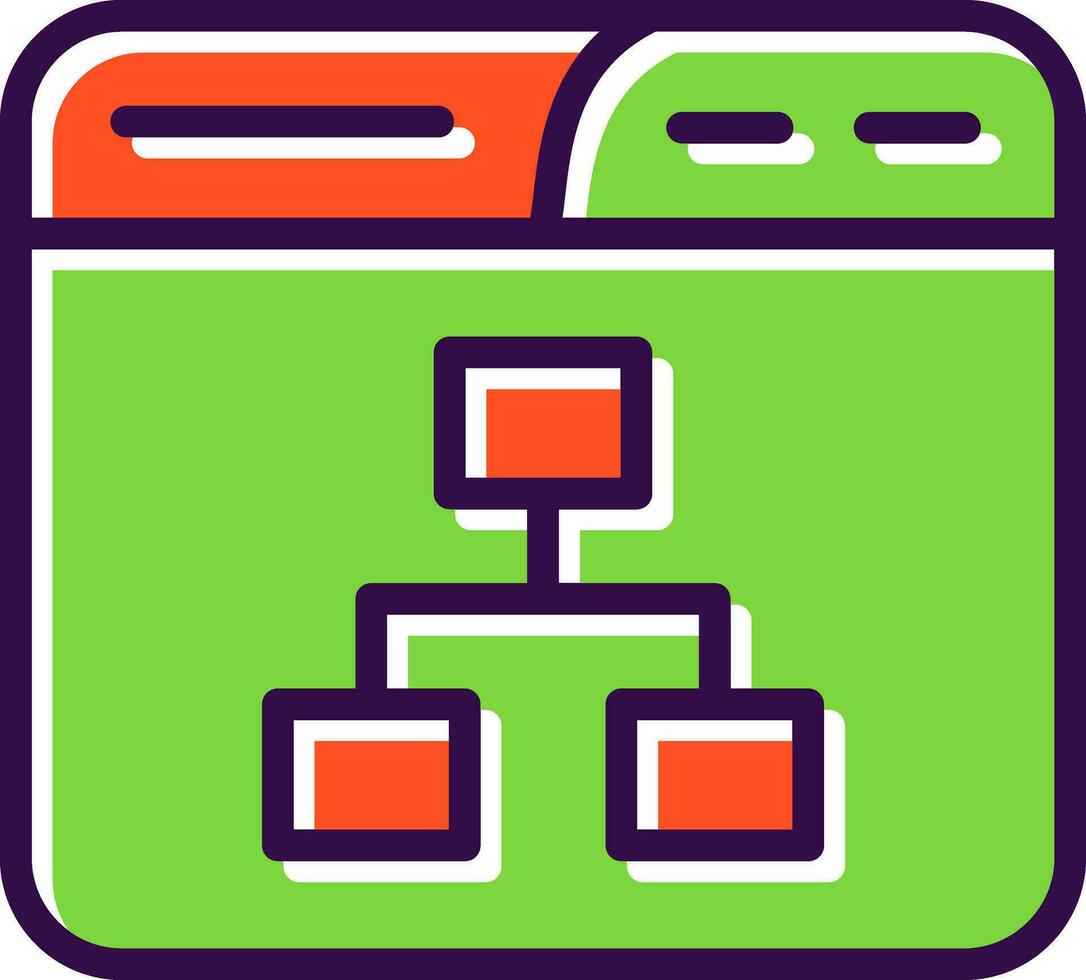 diseño de icono de vector de algoritmo