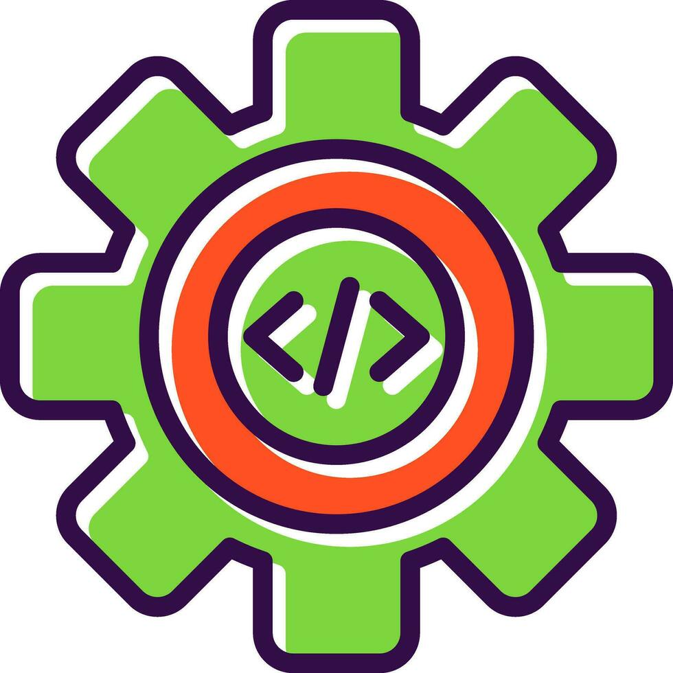 Coding Vector Icon Design