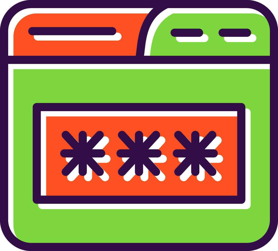 Password Vector Icon Design