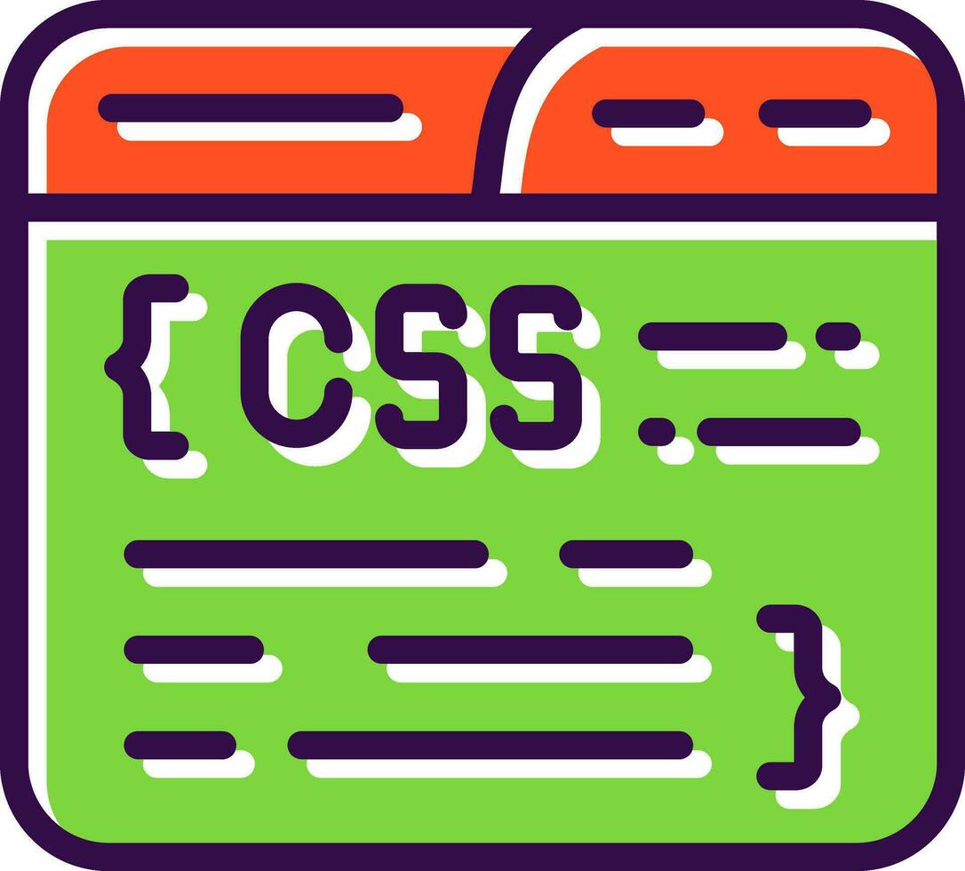 Css Coding Vector Icon Design