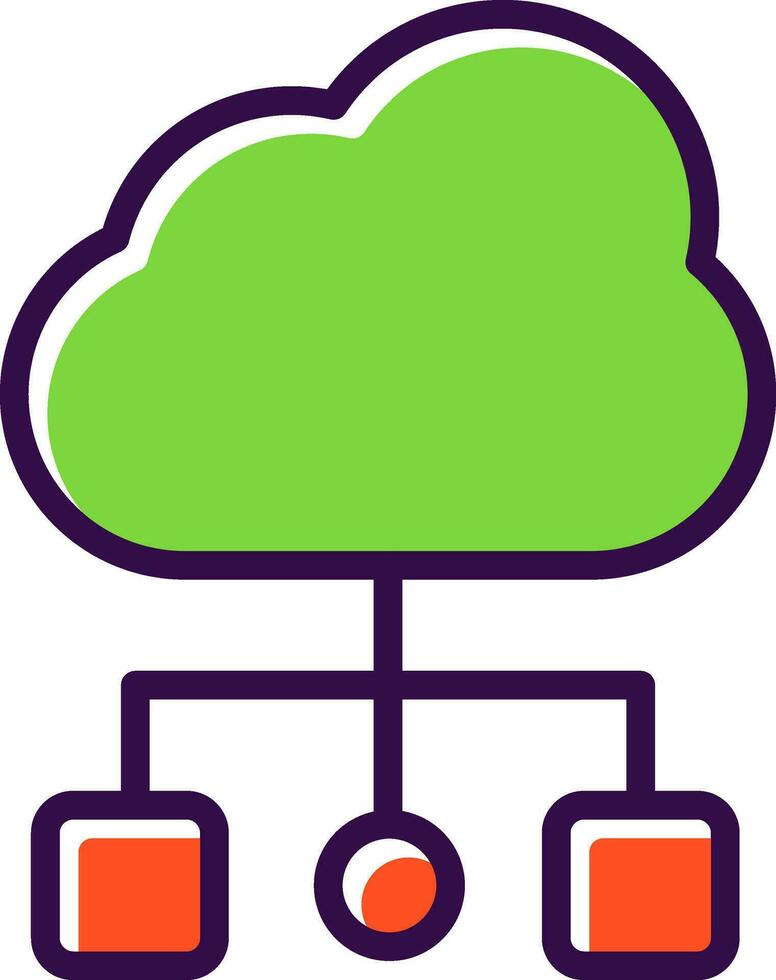 Cloud Computing Vector Icon Design