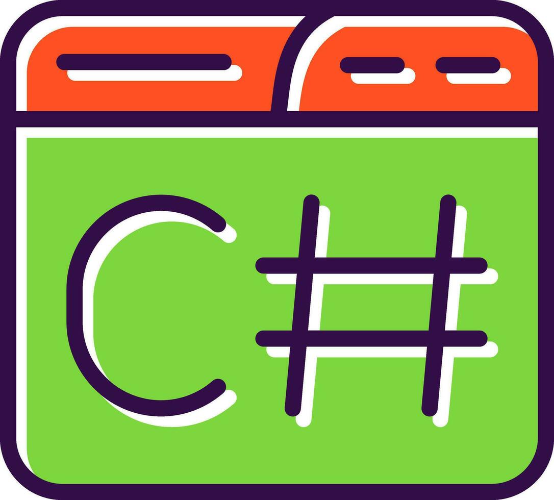 Hashtag Vector Icon Design