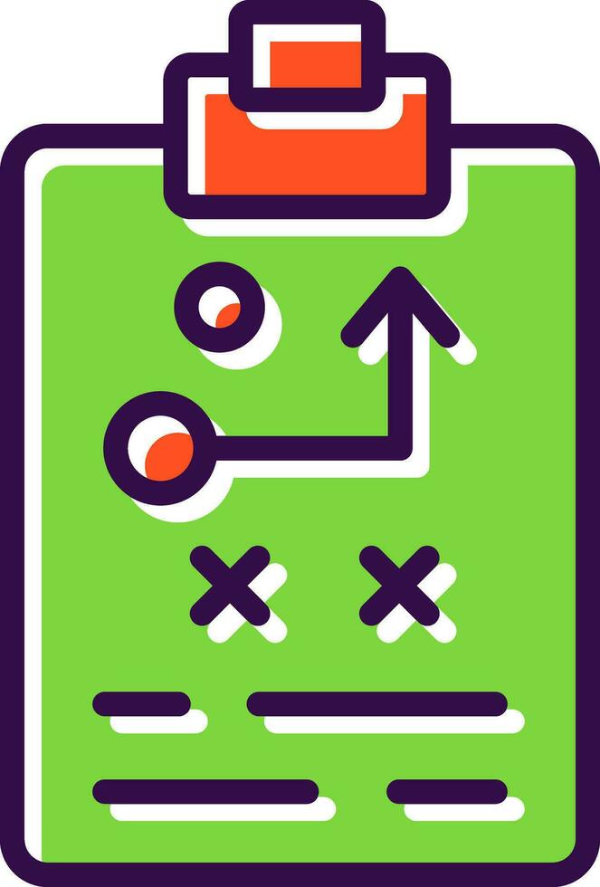 diseño de icono de vector de estrategia de planificación