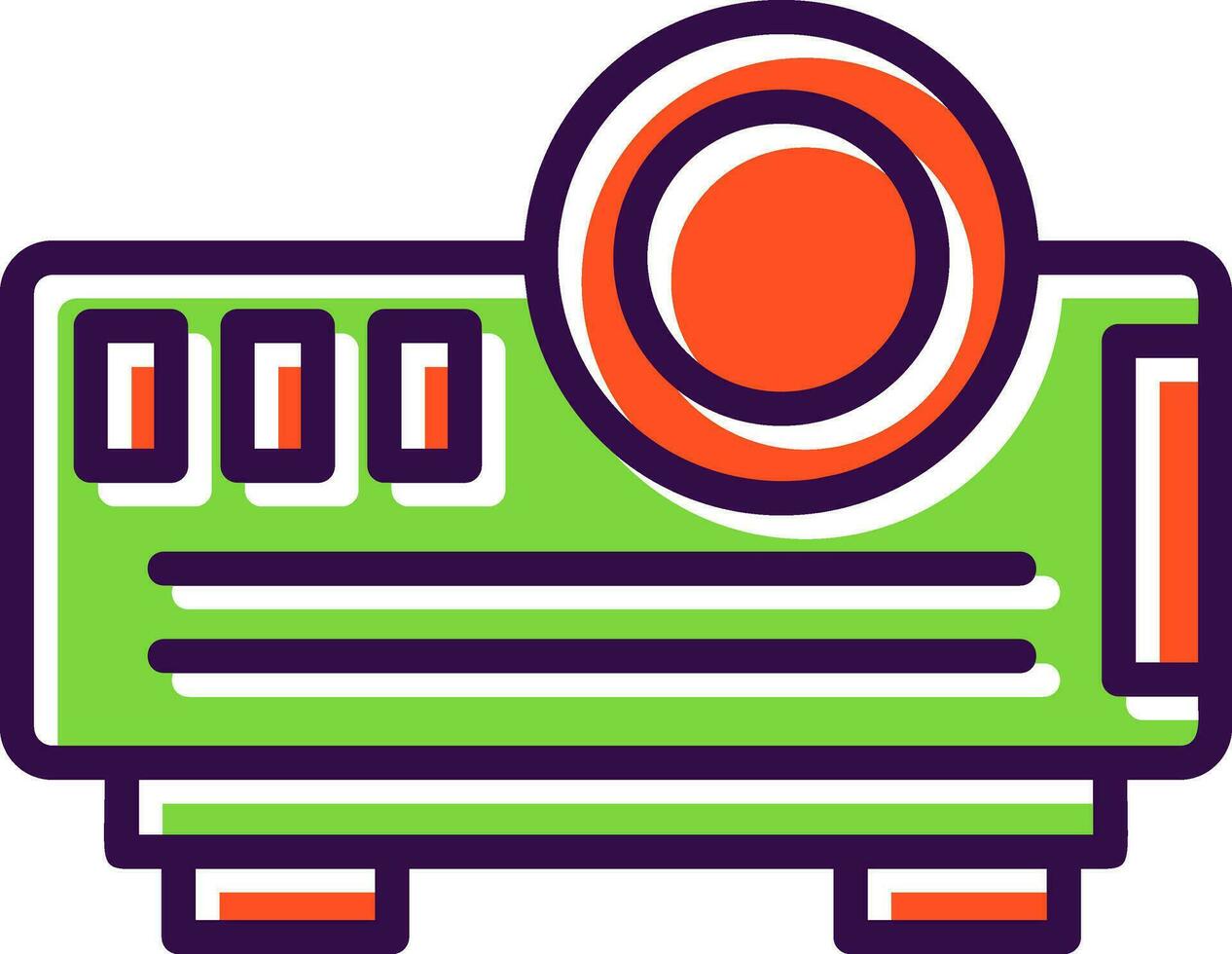 Projector Vector Icon Design