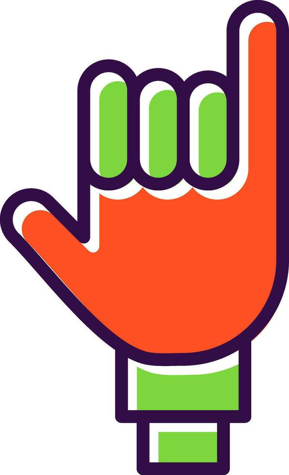 Little Finger Vector Icon Design