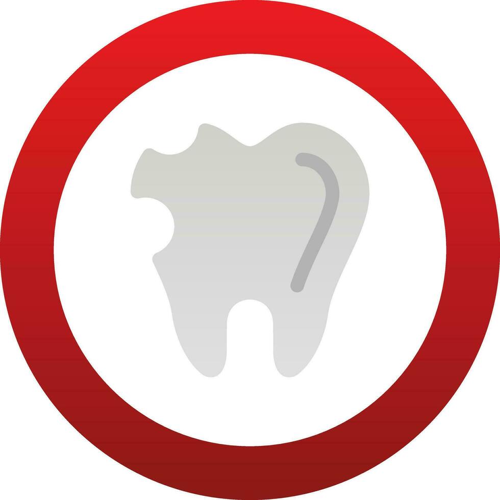 Caries Vector Icon Design