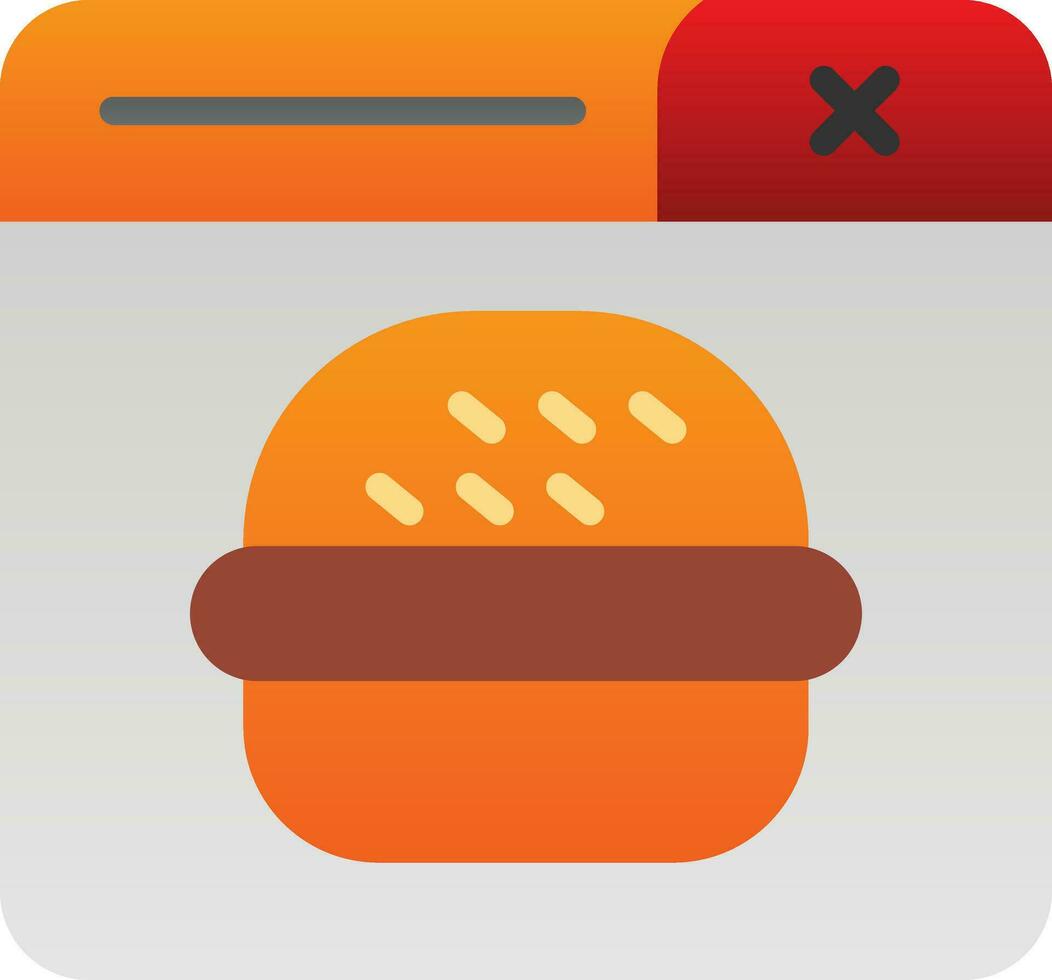 Fast Food Vector Icon Design
