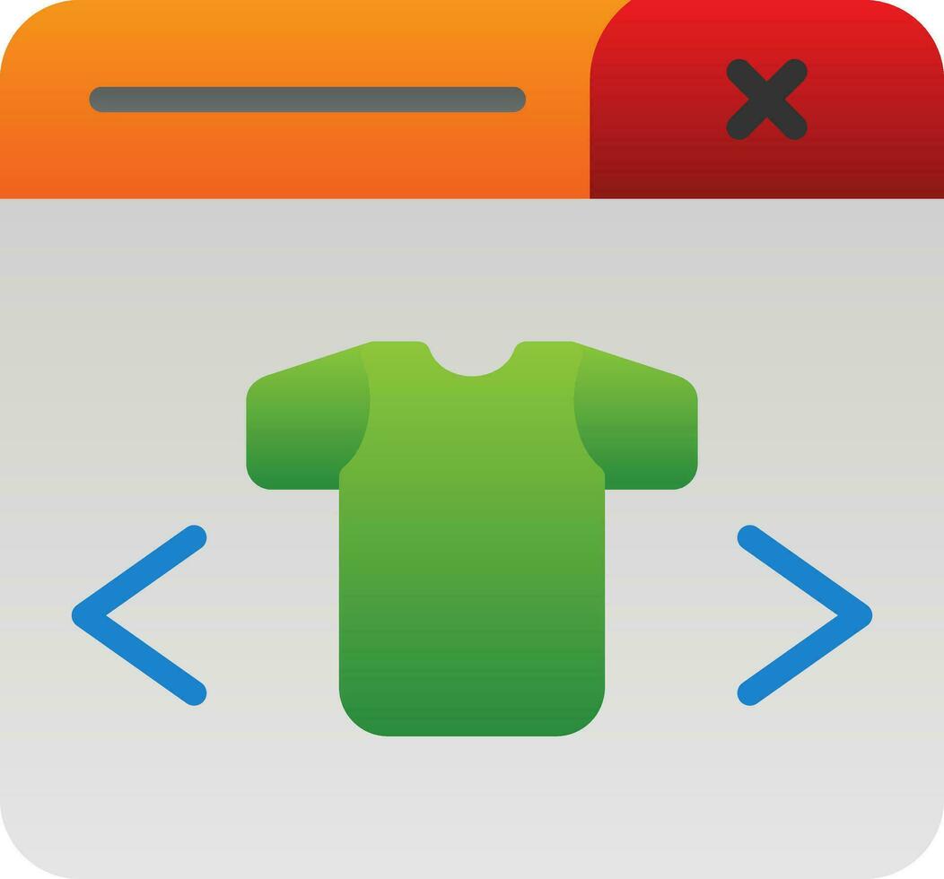 Clothing Store Vector Icon Design