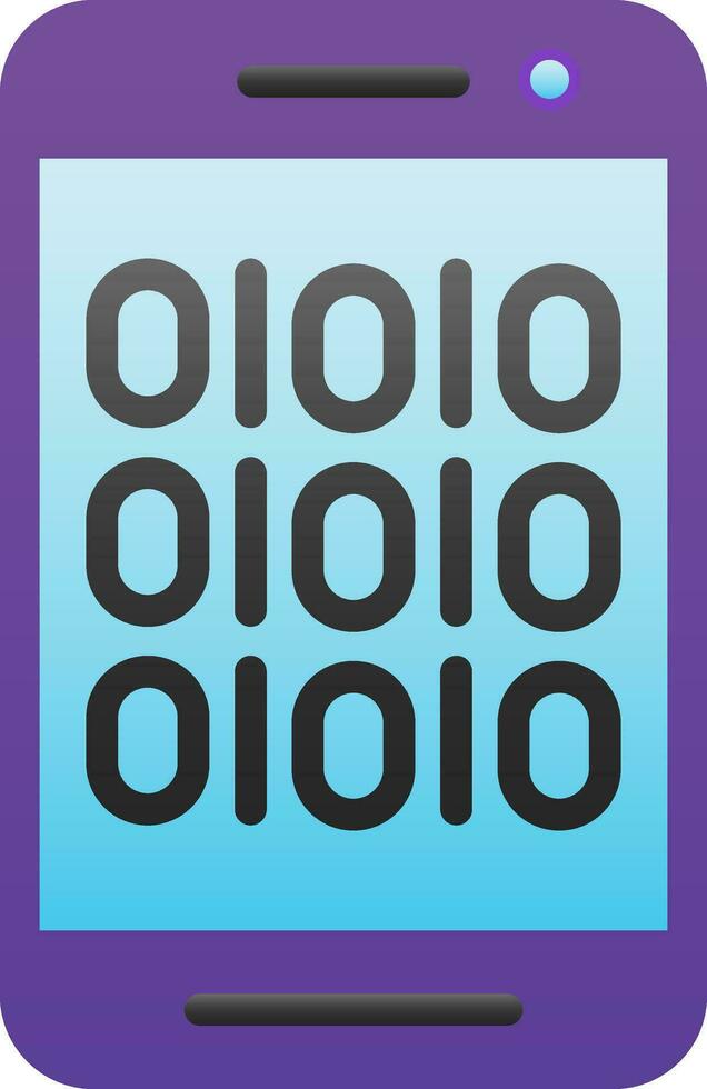Binary Code Vector Icon Design