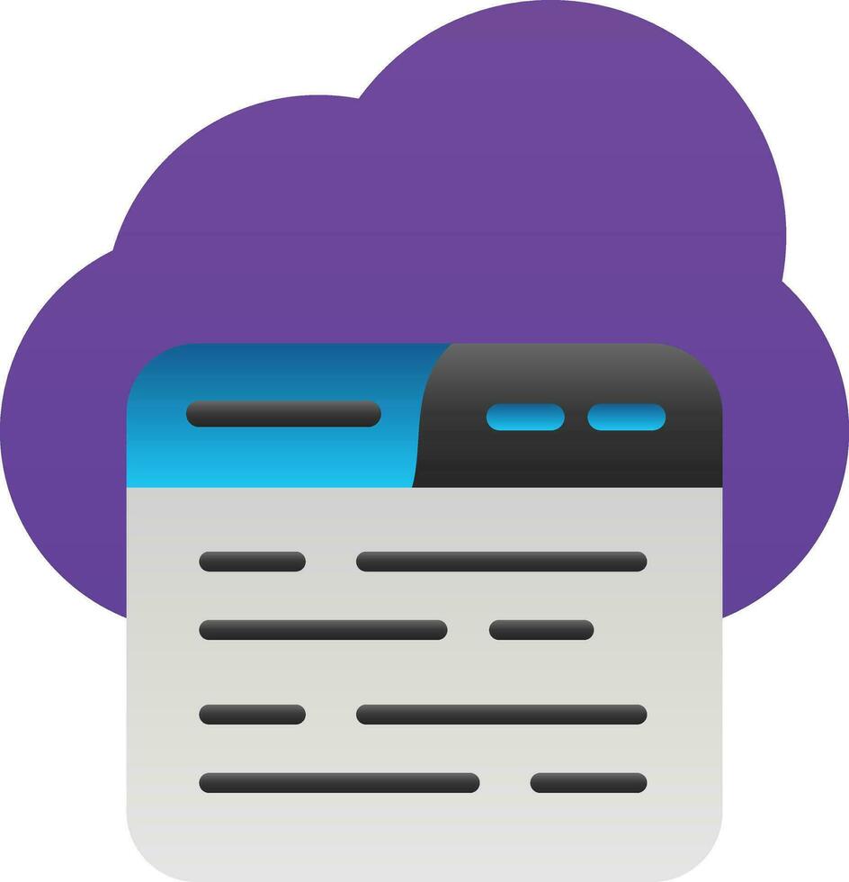 Cloud Vector Icon Design