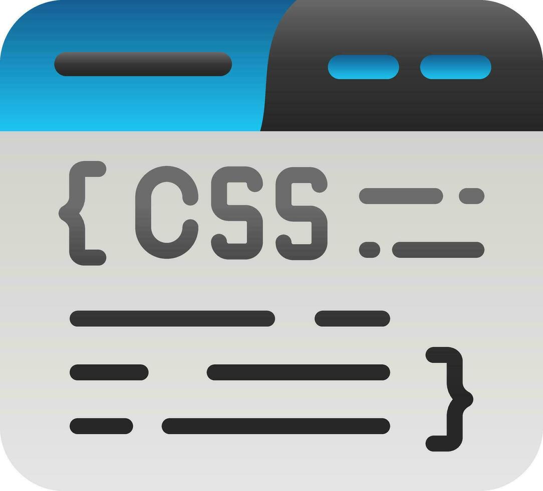 Css Coding Vector Icon Design