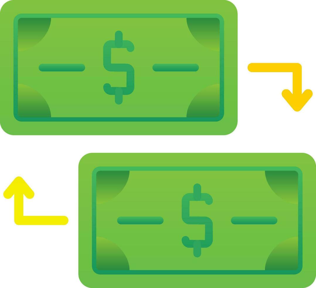 Money Exchange Vector Icon Design