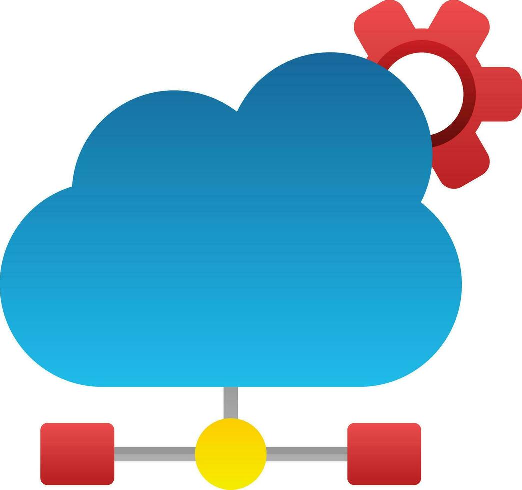 Cloud Computing Vector Icon Design