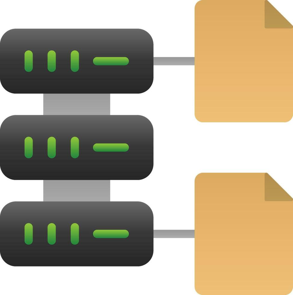 base de datos archivo vector icono diseño