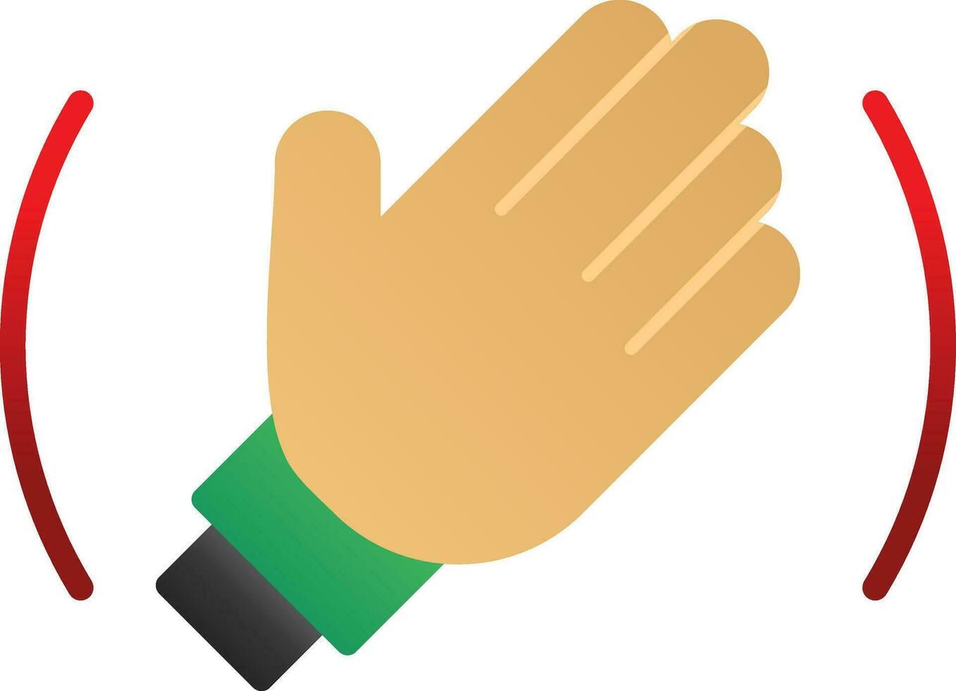 Goodbye Vector Icon Design