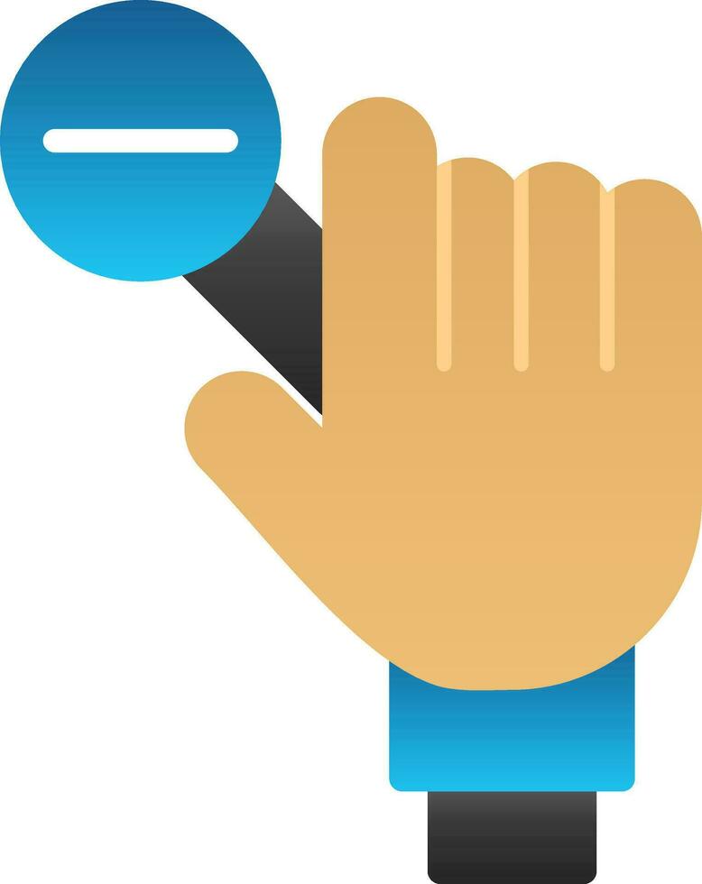 Zoom Out Vector Icon Design