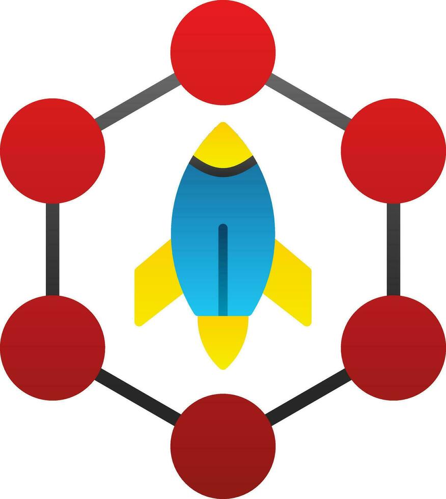 Rocket Vector Icon Design